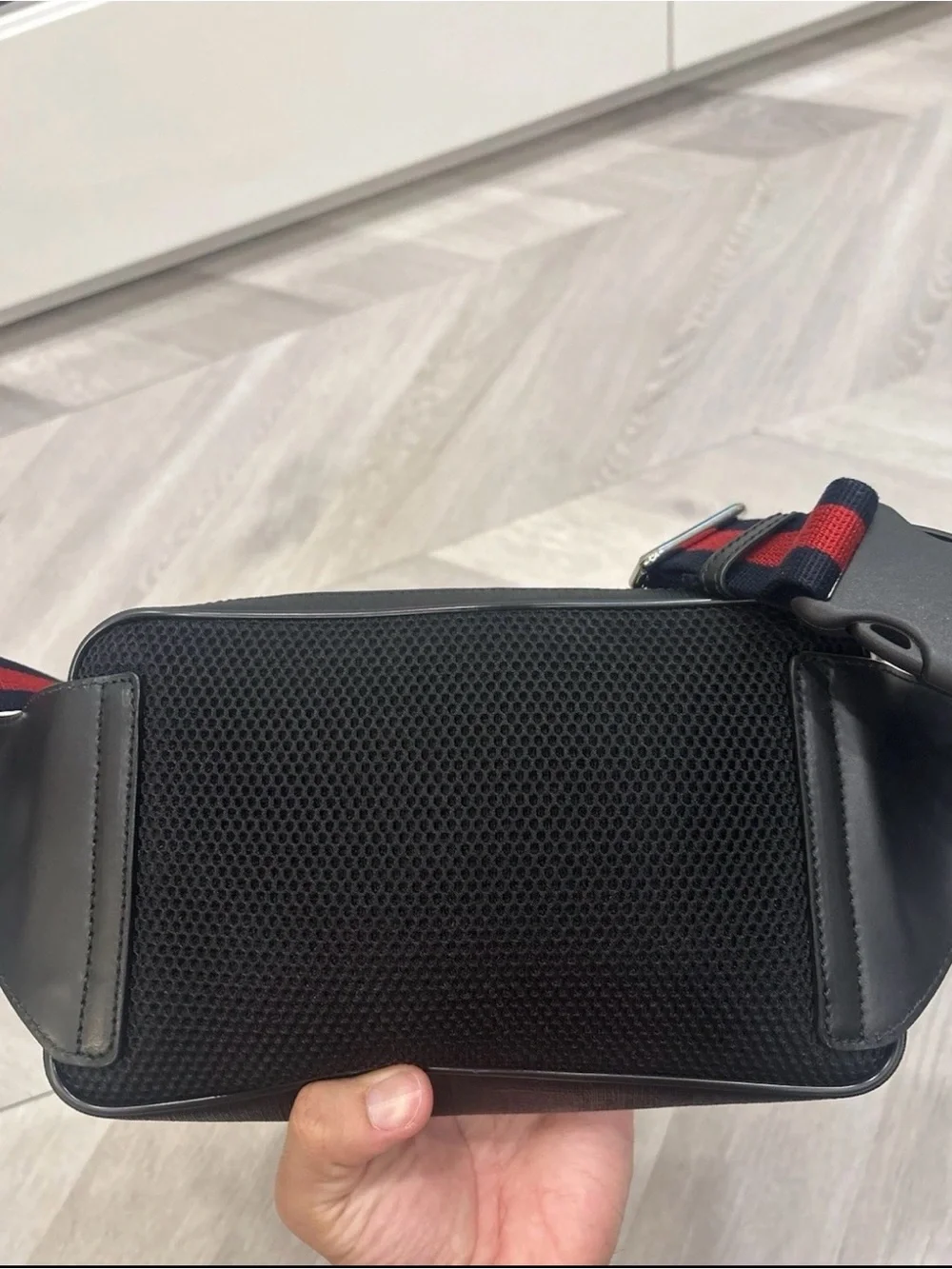 Gucci GG Supreme Black Belt Bag Waist Bag New